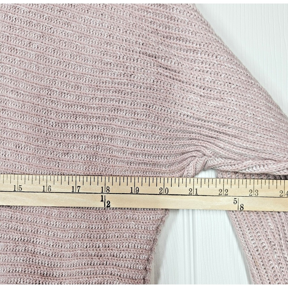 All Saints Mesa Roll Neck Wool Blend Chunky Knit Sweater M Oversized Lagenlook - Picture 7 of 8